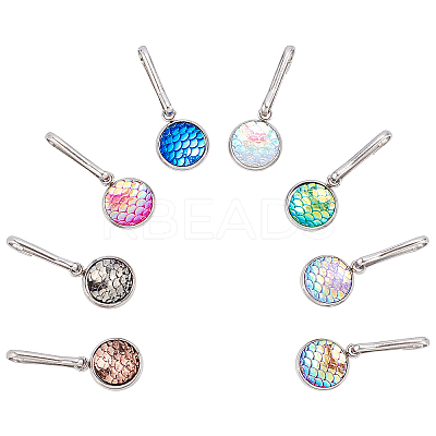 8 Styles 16Pcs DIY Keychain Making Kits DIY-SC0016-37-1