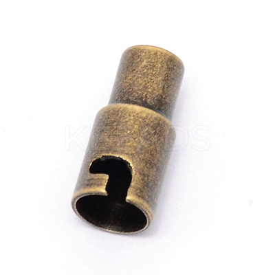 Brass Magnetic Clasps STAS-WH0038-07AB-1