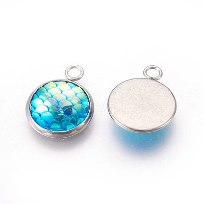 Resin Pendants RESI-L024-10-1