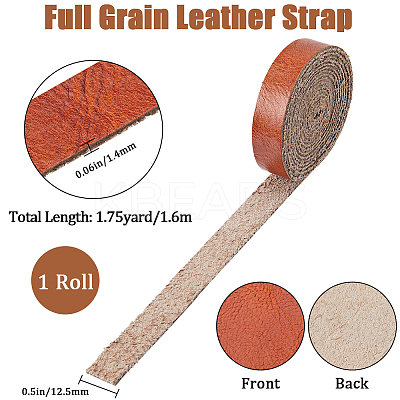 Flat Leather Cord DIY-WH0002-80E-04-1
