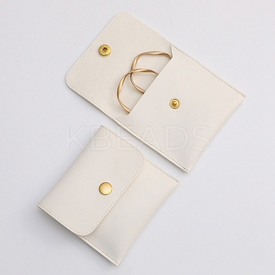 PU Imitation Leather Jewelry Storage Bags ABAG-P006-01A-03-1