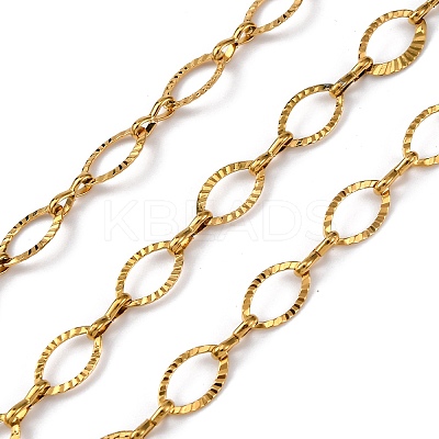 304 Stainless Steel Oval Link Chains CHS-B006-13G-1