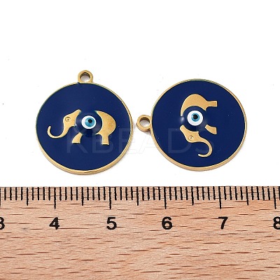 Ion Plating(IP) 316 Surgical Stainless Steel Pendants STAS-U014-58C-01-1