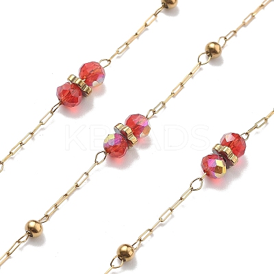 304 Stainless Steel Paperclip Chains CHS-P021-01G-09-1