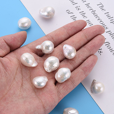 Natural Baroque Pearl Keshi Pearl Beads PEAR-N020-J01-1