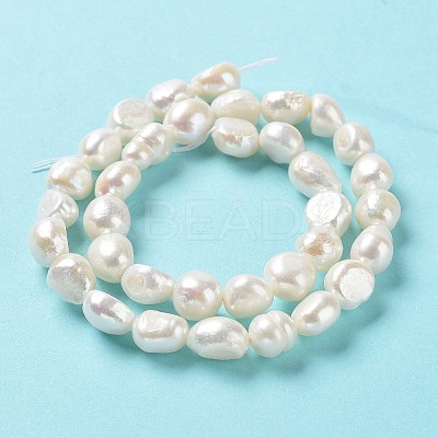 Natural Cultured Freshwater Pearl Beads Strands PEAR-Z002-12-1
