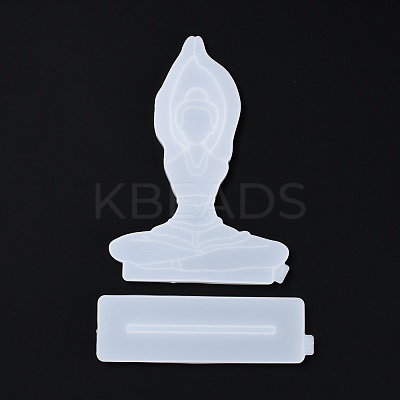 YOGA DIY Silicone Statue Molds DIY-G046-10-1