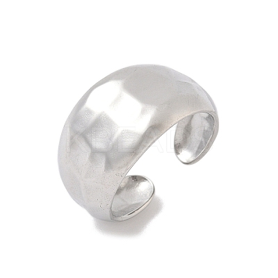 304 Stainless Steel Open Cuff Rings RJEW-A079-01J-P-1