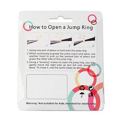 6 Colors Aluminum Wire Open Jump Rings ALUM-JP0001-01A-1