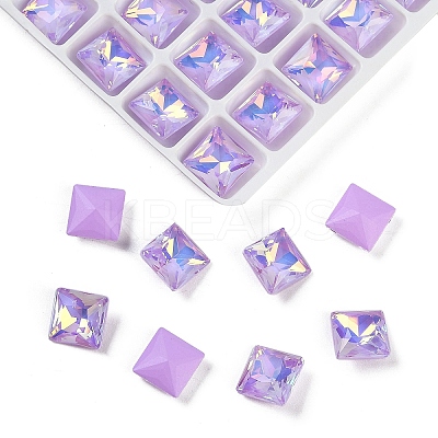 Pointed Back Glass Rhinestone Cabochons GGLA-S003-01D-1