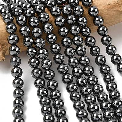 Non-magnetic Synthetic Hematite Beads Strands G-E133-4C-1