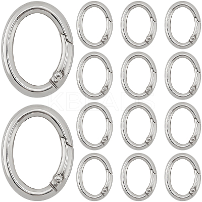 20Pcs Zinc Alloy Spring Gate Rings FIND-SP0004-30P-1