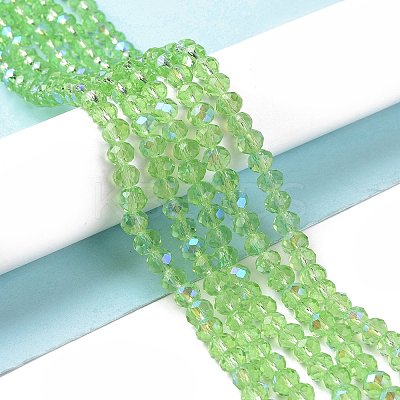 Electroplate Glass Beads Strands X1-EGLA-A034-T8mm-L17-1