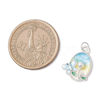 Alloy Enamel Pendants PALLOY-JF04631-1