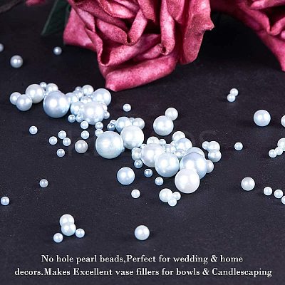 Imitation Pearl Acrylic Beads OACR-PH0001-05C-WH-1