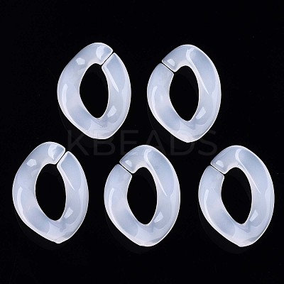 Imitation Jelly Acrylic Linking Rings OACR-ZX003-01D-1
