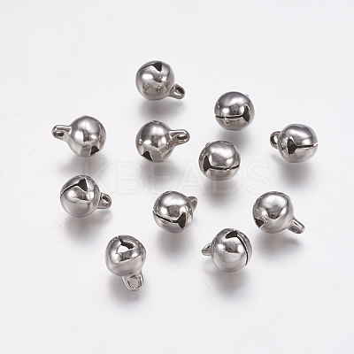 Tarnish Resistant 304 Stainless Steel Bell charms A-STAS-L021-07C-1