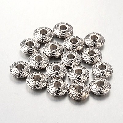 Tibetan Style Alloy Spacer Beads X-TIBEB-R011-P-LF-1