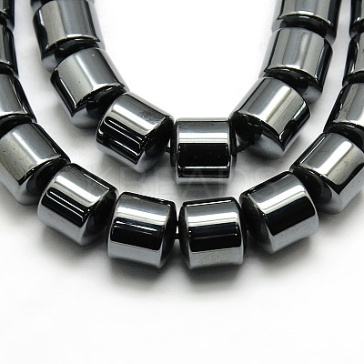 Grade AA Non-magnetic Synthetic Hematite Column Beads Strands X-G-F161-06E-1