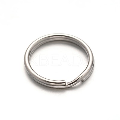 Tarnish Resistant 304 Stainless Steel Split Key Rings X-STAS-M216-10-1