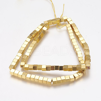 Non-Magnetic Synthetic Hematite Bead Strands X-G-G652-14G-1