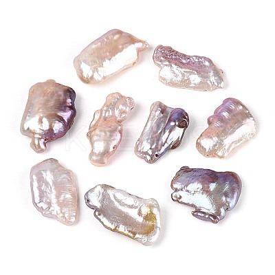 Natural Baroque Keshi Pearl Beads PEAR-S022-04D-1