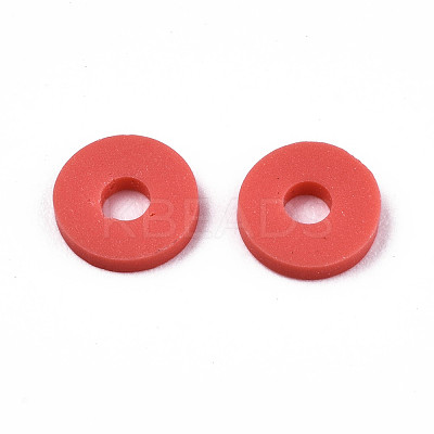 Handmade Polymer Clay Beads X-CLAY-Q251-6.0mm-45-1