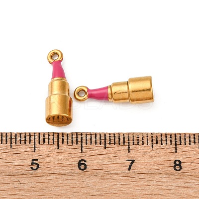 304 Stainless Steel Enamel Pendants STAS-Q363-11A-G-1