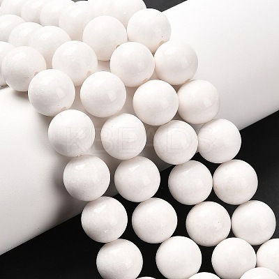 Natural Mashan Jade Round Beads Strands LS-G-D263-12mm-XS01-1
