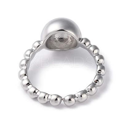 Rack Plating Brass Finger Ring for Women RJEW-K247-07P-1