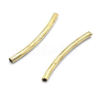 Brass Tube Beads KK-A143-34A-C-RS-1
