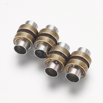 304 Stainless Steel Magnetic Clasps STAS-E144-052-1