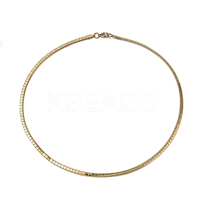 304 Stainless Steel Necklaces NJEW-D274-01G-1