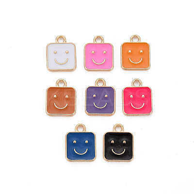 Alloy Enamel Charms ENAM-T016-13-RS-1