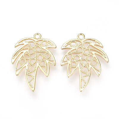 Brass Pendants X-KK-Q735-01G-1