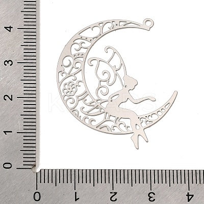 Non-Tarnish 201 Stainless Steel Pendants STAS-C166-04P-1