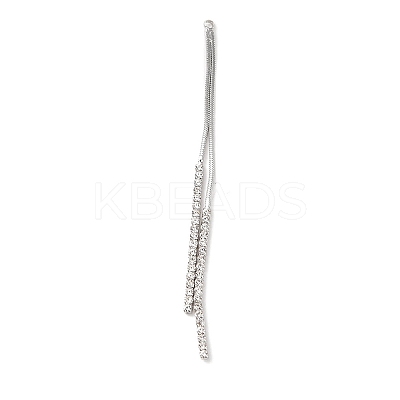 Brass Micro Pave Clear Cubic Zirconia Big Pendants KK-G491-22P-1