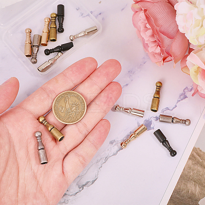 15Pcs 5 Colors Alloy Pendants Findings FIND-CA0009-93-1