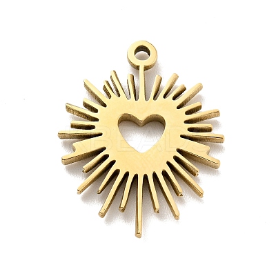 Ion Plating(IP) 304 Stainless Steel Glaze Manual Polishing Pendants STAS-G030-23G-1