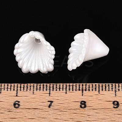 Opaque Acrylic Imitation Pearl Beads OACR-B031-48A-1