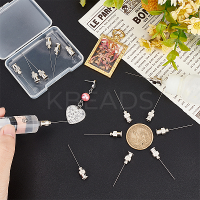 15Pcs 304 Stainless Steel Dispensing Blunt Tip Luer Lock Needles TOOL-UN0001-28B-1