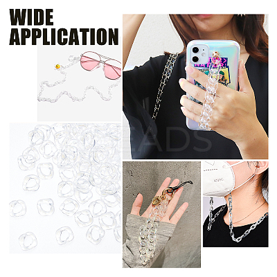 Transparent Acrylic Linking Rings TACR-FH0001-11-1