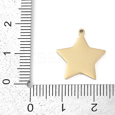 304 Stainless Steel Enamel Pendants STAS-I325-047G-1