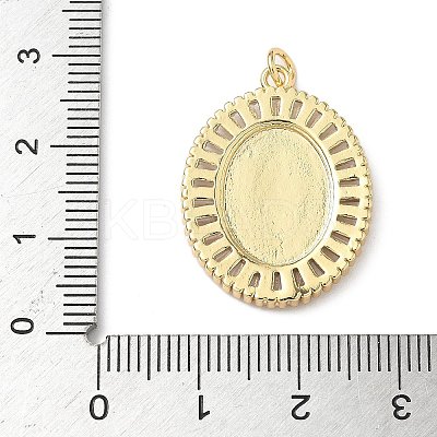Brass Micro Pave Cubic Zirconia Pendants KK-Q068-31A-G-1