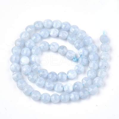Natural Aquamarine Beads Strands G-T108-17-1