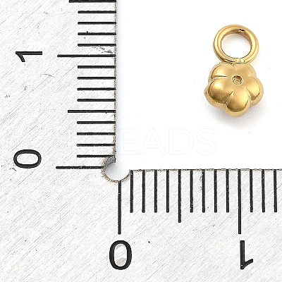 Ion Plating(IP) 304 Stainless Steel Charms STAS-P379-03A-G-1