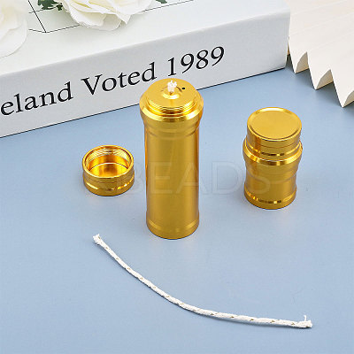 2 Sets 2 Styles Aluminum Alloy Alcohol Burner AJEW-CA0004-12-1