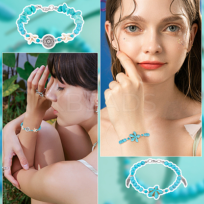 DIY Gemstone Earring & Bracelet & Necklace Making Kit DIY-PH0009-10-1