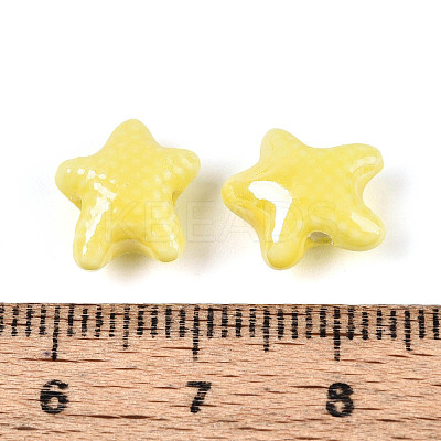 Handmade Porcelain Beads PORC-Q002-03D-01-1
