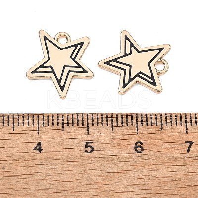 Alloy Enamel Pendants ENAM-G235-13G-01-1